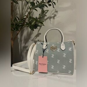 NWT Juicy Couture Denim Satchel